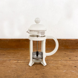 Cafetière à piston Bodum blanche petit modèle