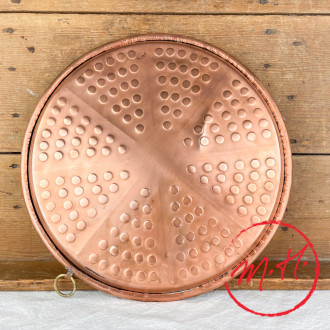 Socca dish in copper 30cm