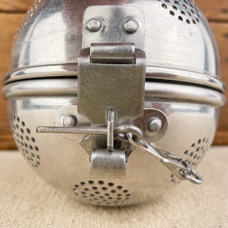Ancienne Grosse Boule à Riz En Aluminium - Ustensile De Cuisine Vintage - Années 1950 - France