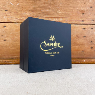 Coffret Noir entretien du cuir Saphir Médaille d'Or