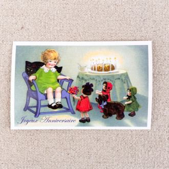 Happy Birthday postcard ludom editions