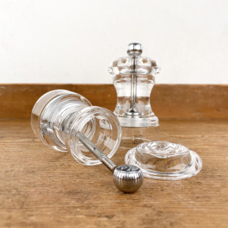 Duo acrylic salt & pepper mills 10 cm