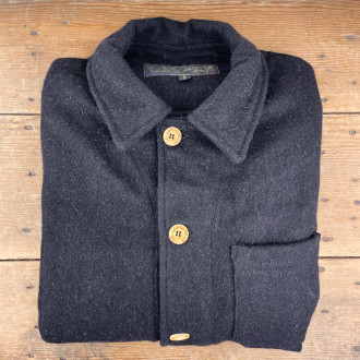 Le Laboureur black wool jacket