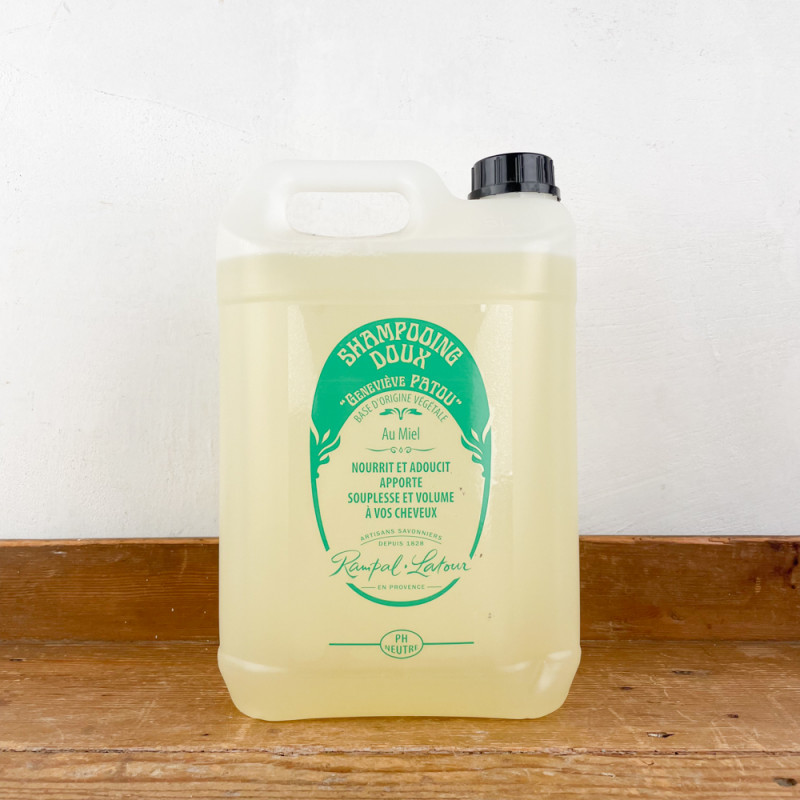 Shampoing doux Miel-Chèvrefeuille 5L