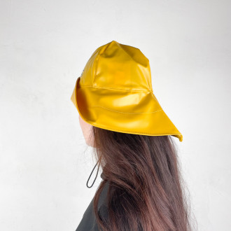 Chapeau ciré marin jaune