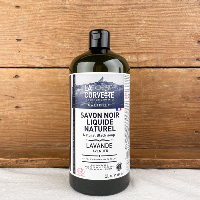 Savon noir liquide Lavande 1L La Corvette