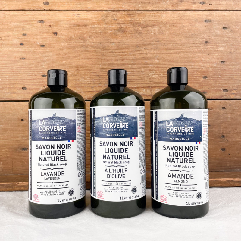 Savon noir liquide parfum de Marseille