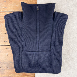 100% wool trucker sweater