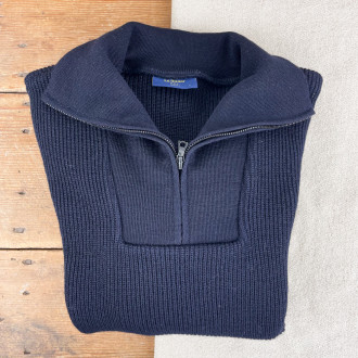 100% wool trucker sweater