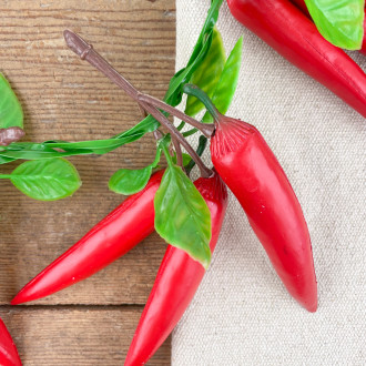 Red pepper garland