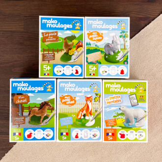 Animal molding in plaster