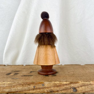 Gnome incense burner with bonnet