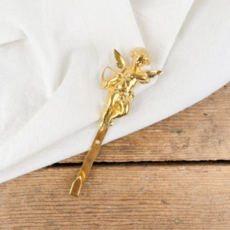 Accroche-tableau en laiton cupidon