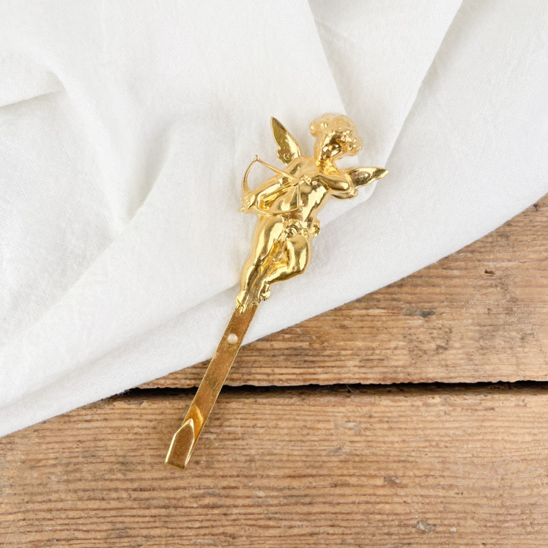 Accroche-tableau en laiton cupidon