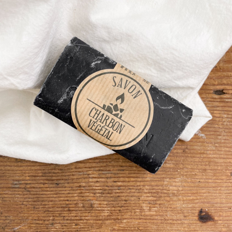 Charcoal soap