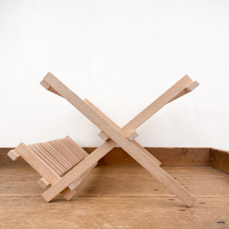Égouttoir en bois pliant