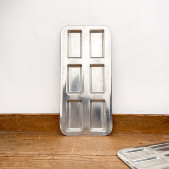 Financial plate x6 in tinplate Gobel