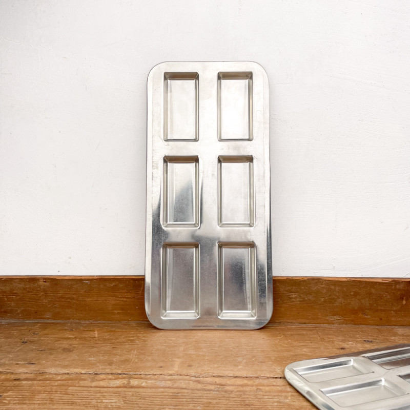 Financial plate x6 in tinplate Gobel