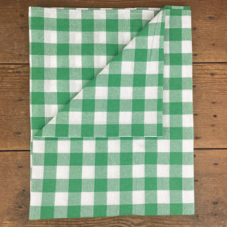 Nappe vichy verte 140 x 180 cm