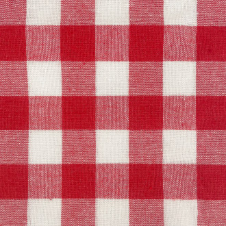 Red gingham check tablecloth 140 x 180 cm