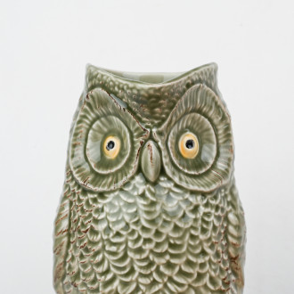 Ceramic carafe owl Bordallo Pinheiro