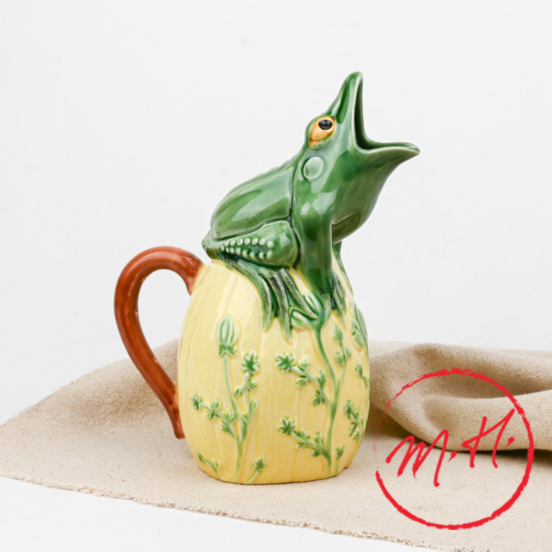Carafe grenouille en céramique
