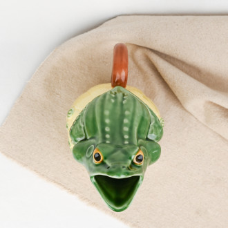 Carafe grenouille Bordallo Pinheiro céramique portuguaise