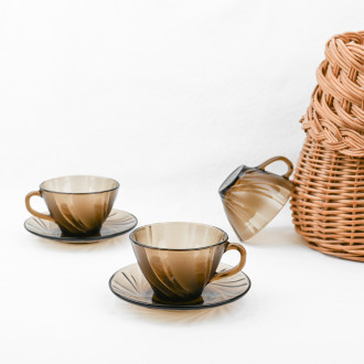 tasses en verre duralex