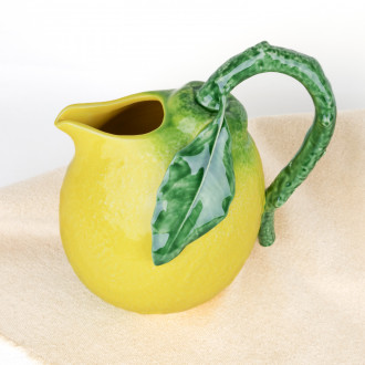 Detail of stem handle with green leaf