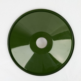 Abat-jour émail vert