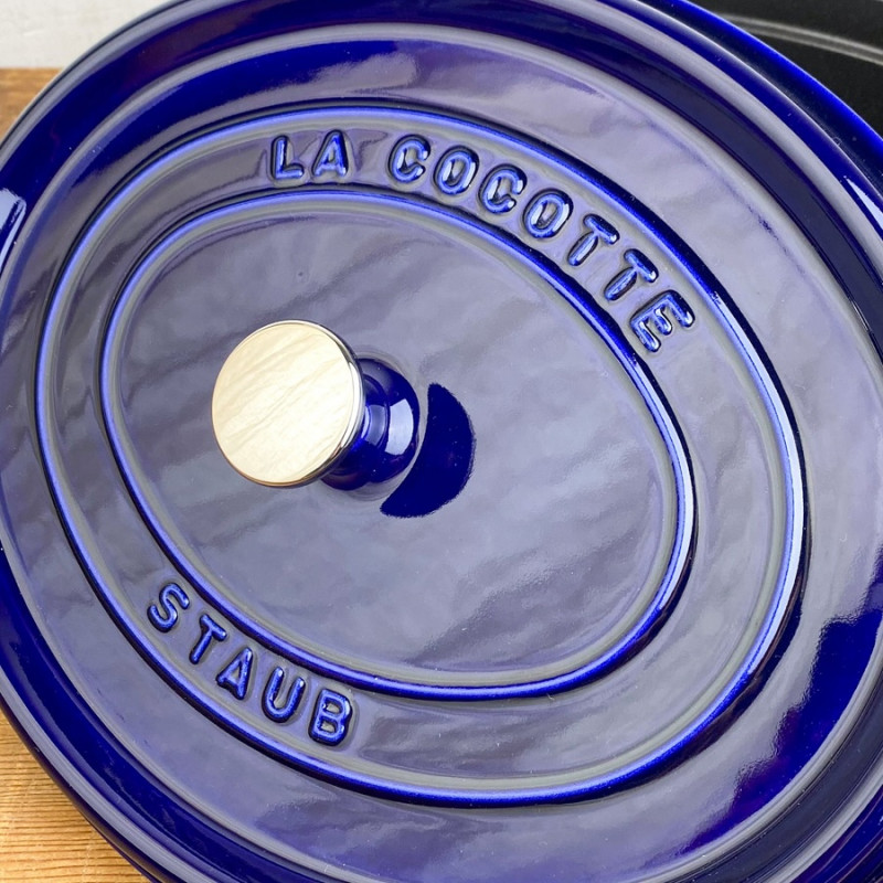 Théière Staub En Fonte 21 Cm Bleu Intense – Occasion état Correct