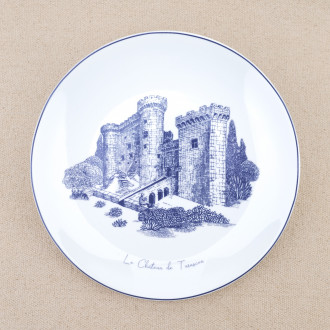 Set of six Souleiado dessert plates