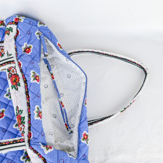 MAXI ADIANA quilted bag 80s XXL reissue Spring blue