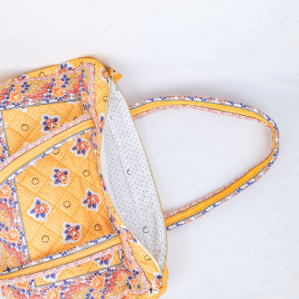 Adiana souleiado yellow cotton bag