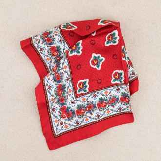 Carré provençal en soie Souleiado 45 cm