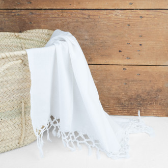 Fouta de plage colorée