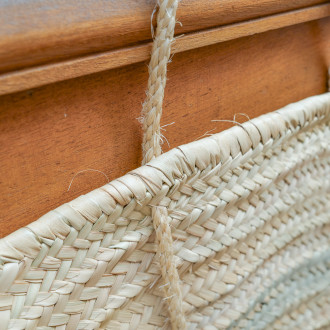 Traditional palm basket
