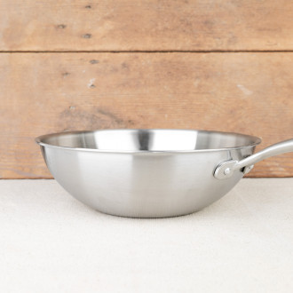 Wok tricouche en inox