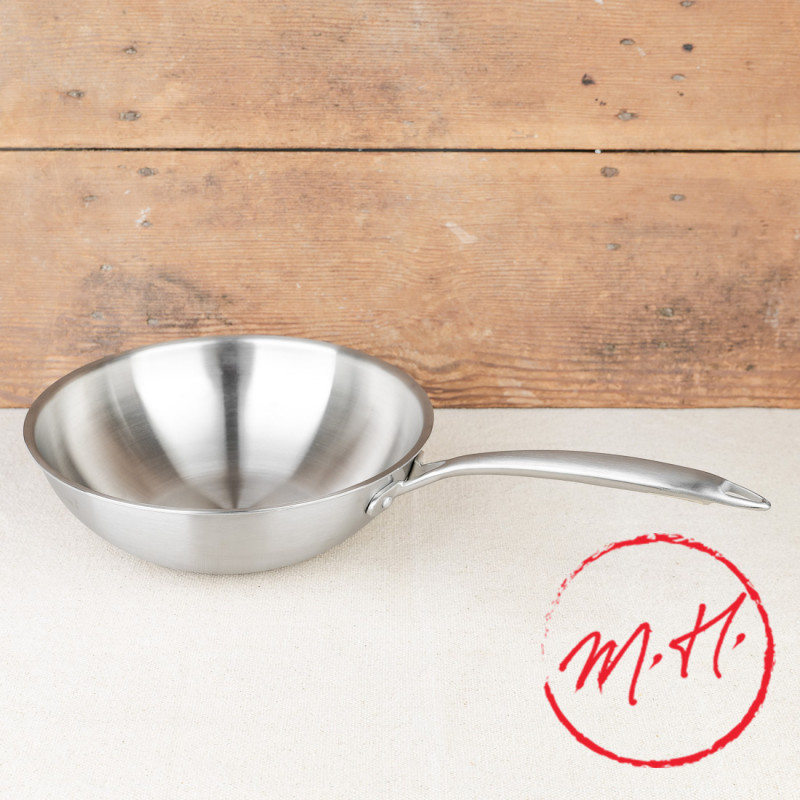 Wok en inox tricouche Menastyl Triply