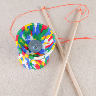 Diabolo multicolore