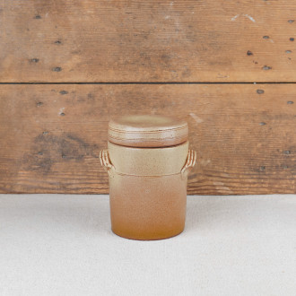 1L stoneware jar with lid