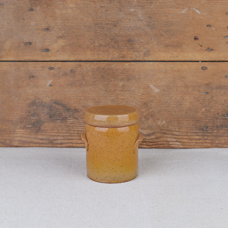 0.5L stoneware jar with lid
