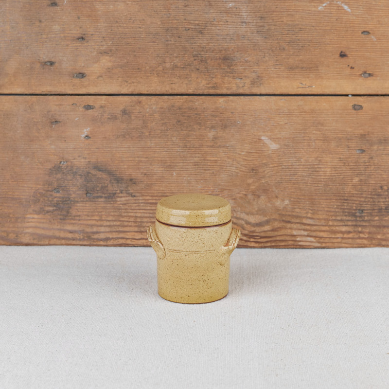 Pot en grès 0,25 L avec couvercle