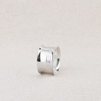 Silver-plated napkin ring