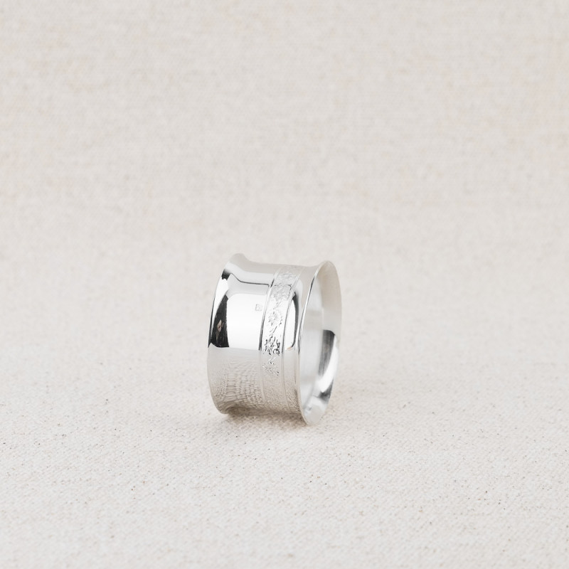 Silver-plated napkin ring