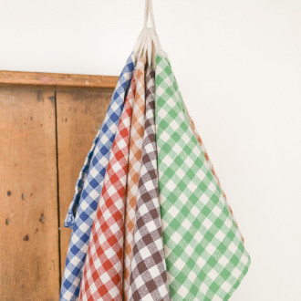 Gingham tea towel