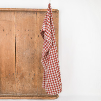 Gingham tea towel