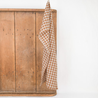 Gingham tea towel