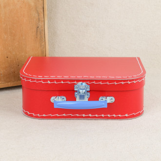 Children's red suitcase toy