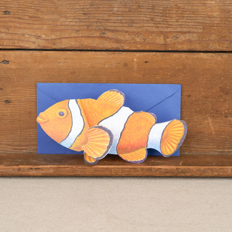 Cartes poisson némo en relief